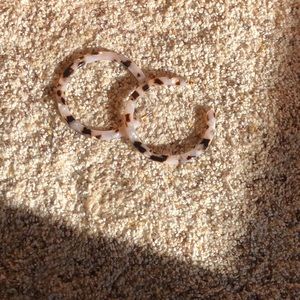 STUNNING TORTOISESHELL HOOP EARRINGS ✨